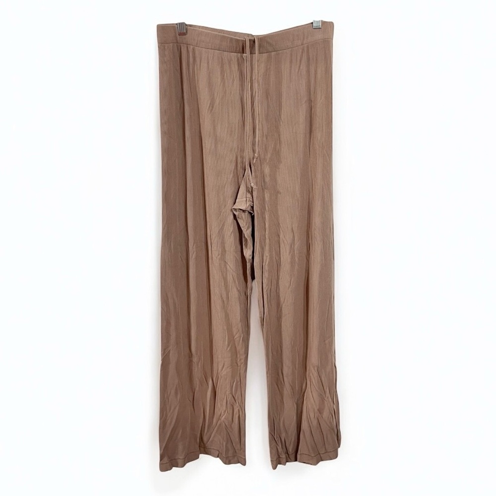 Skims Clasual Drawstring Lounge Pants Rose Clay Size Large Excellent Condition